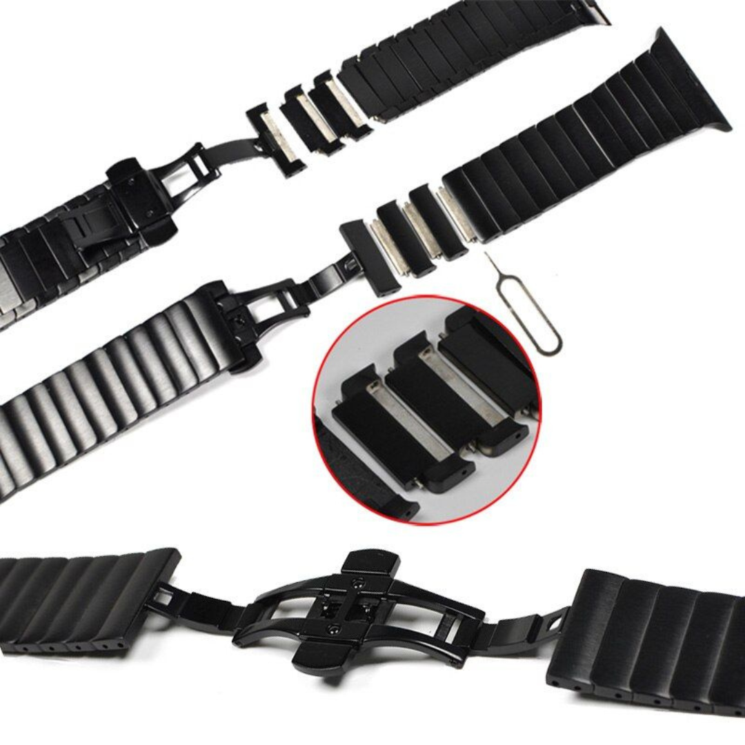 Stainless steel bracelet men  für iPhone 14 Pro Max, iPhone 14 Pro, iPhone 14 Max, iPhone 14, iPhone 13 Pro Max, iPhone 13 Pro, iPhone 13, iPhone 12 Pro, iPhone 12, iPhone 12 Pro Max, iPhone 12 Mini, iPhone 11 Pro Max, iPhone 11 Pro, Max, Apple Watch Ultra , Apple Watch Series 8 Apple Watch Series 7