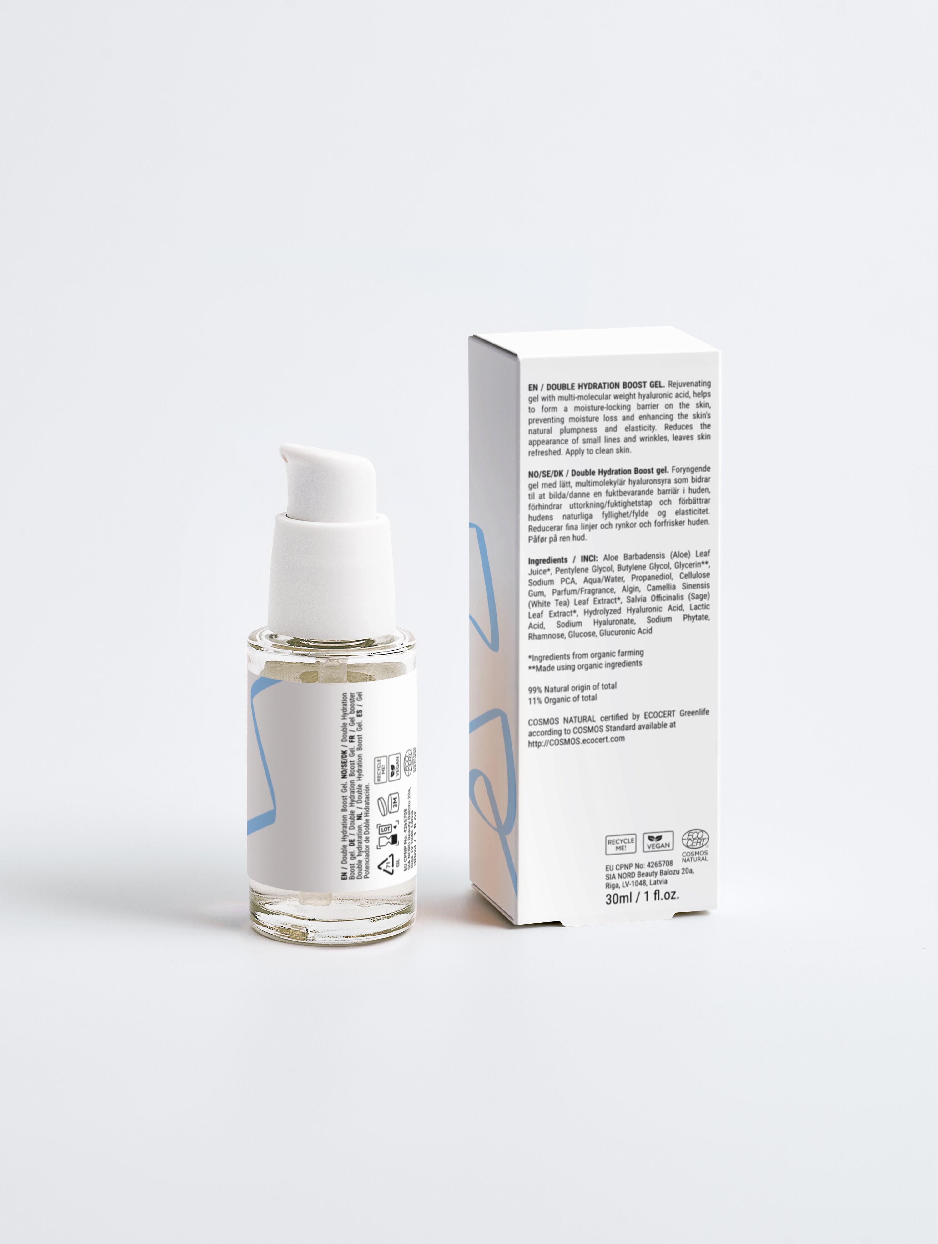 Intensives Feuchtigkeitsgel mit Hyaluronsäure (30 ml)
