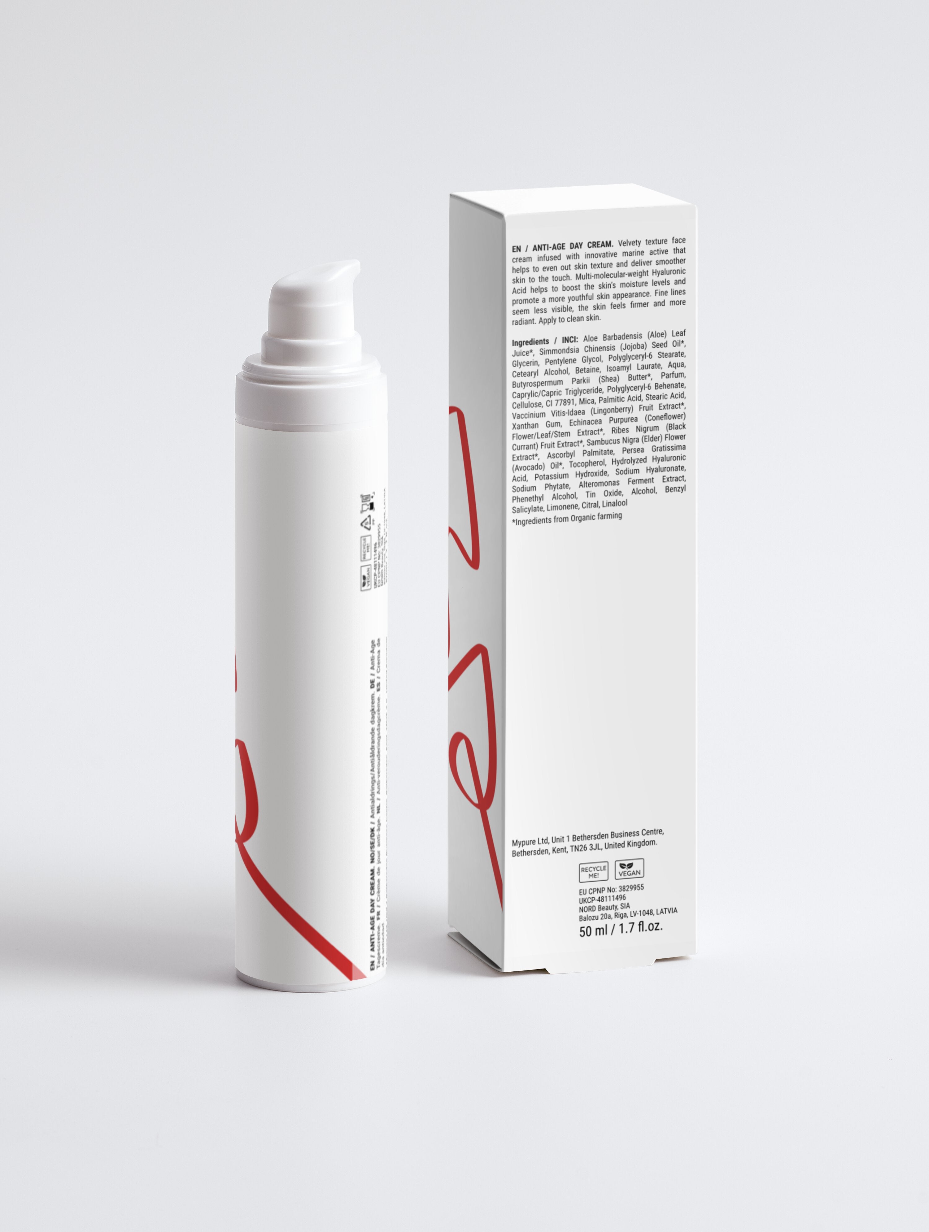 Anti-Aging Tagescreme mit Hyaluronsäure (50 ml)
