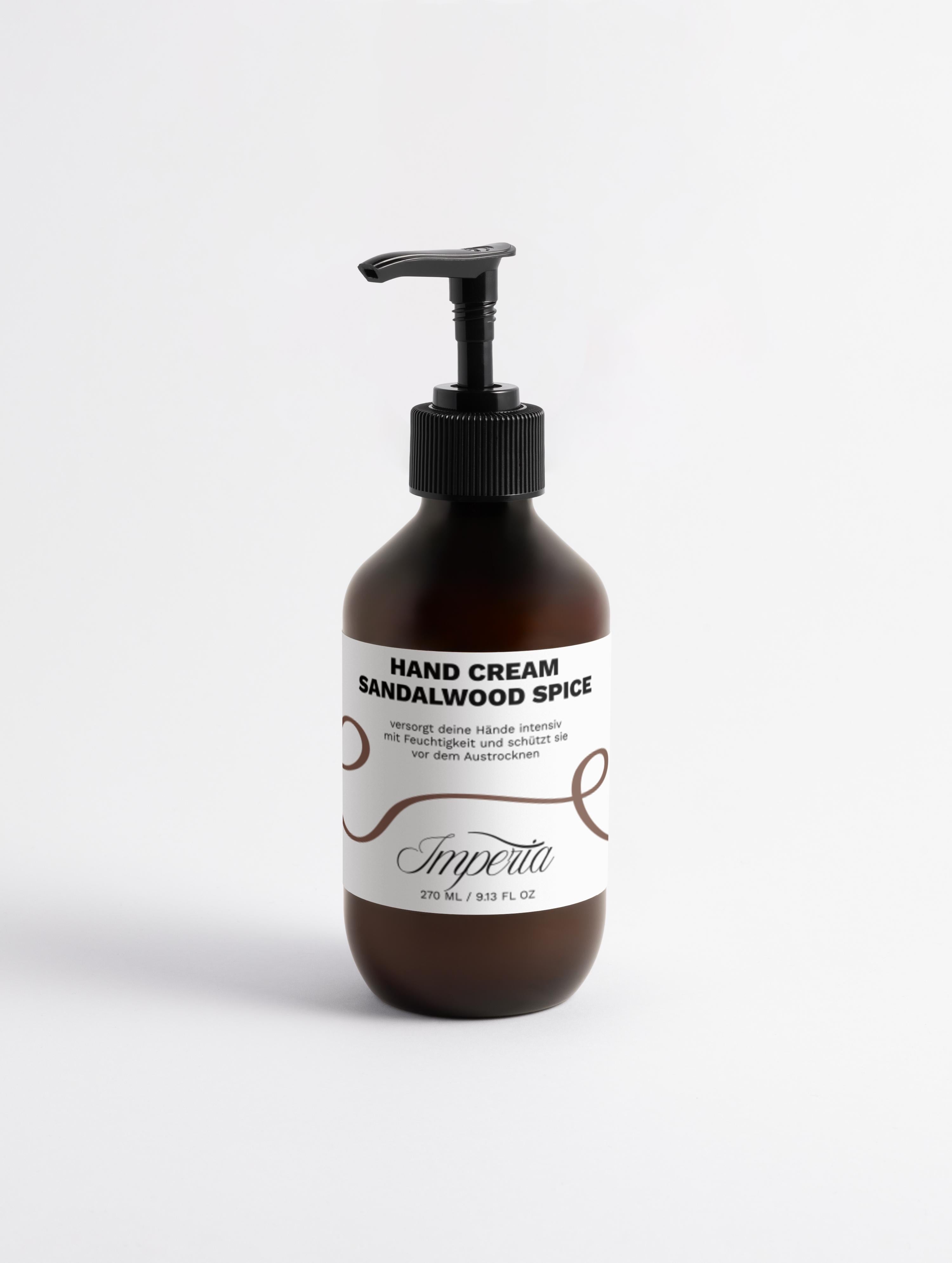Pflegende Handcreme mit Sandelholz-Duft (270 ml)