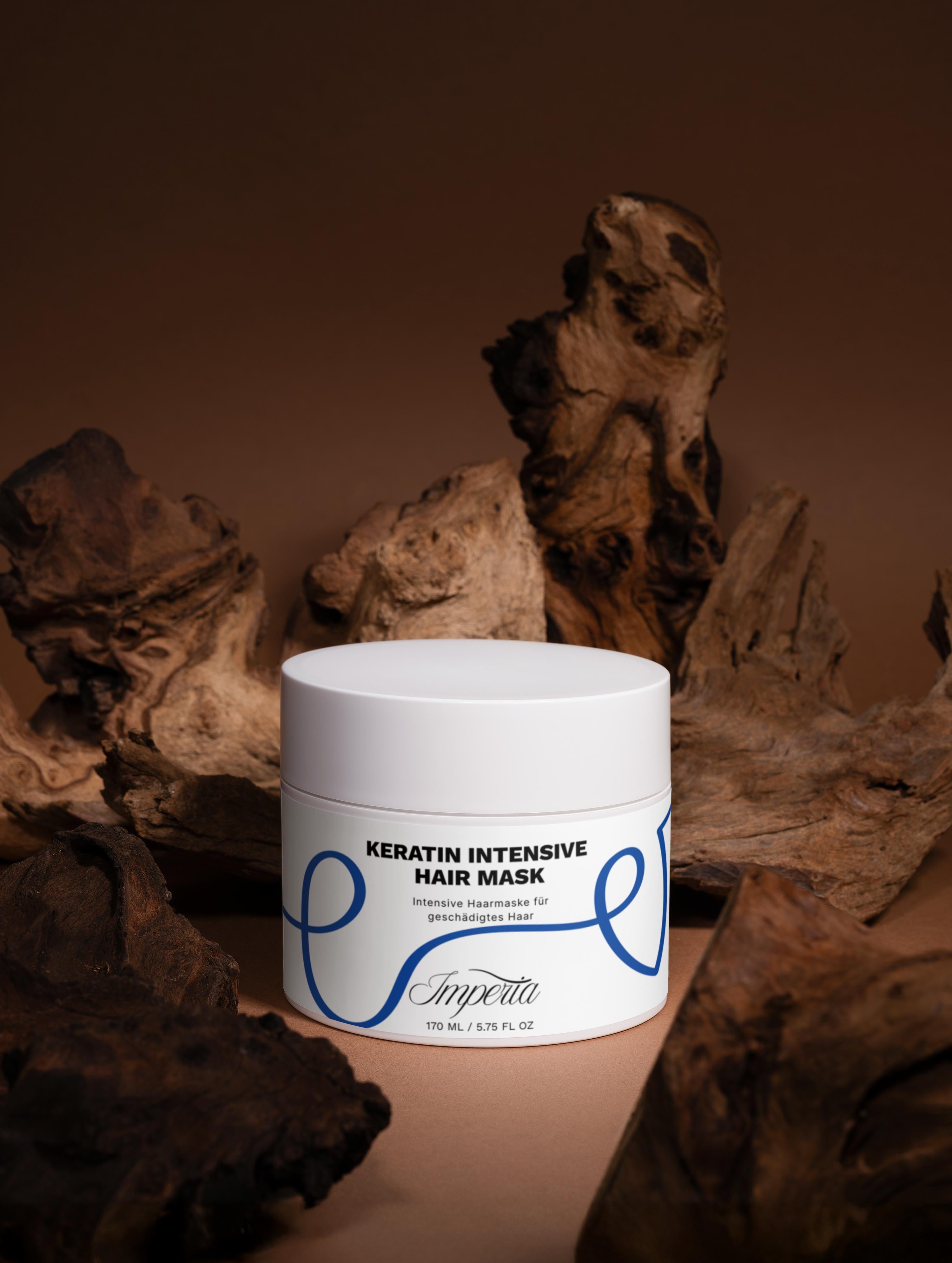 Intensive Keratin Haarmaske für geschädigtes Haar (170 ml)