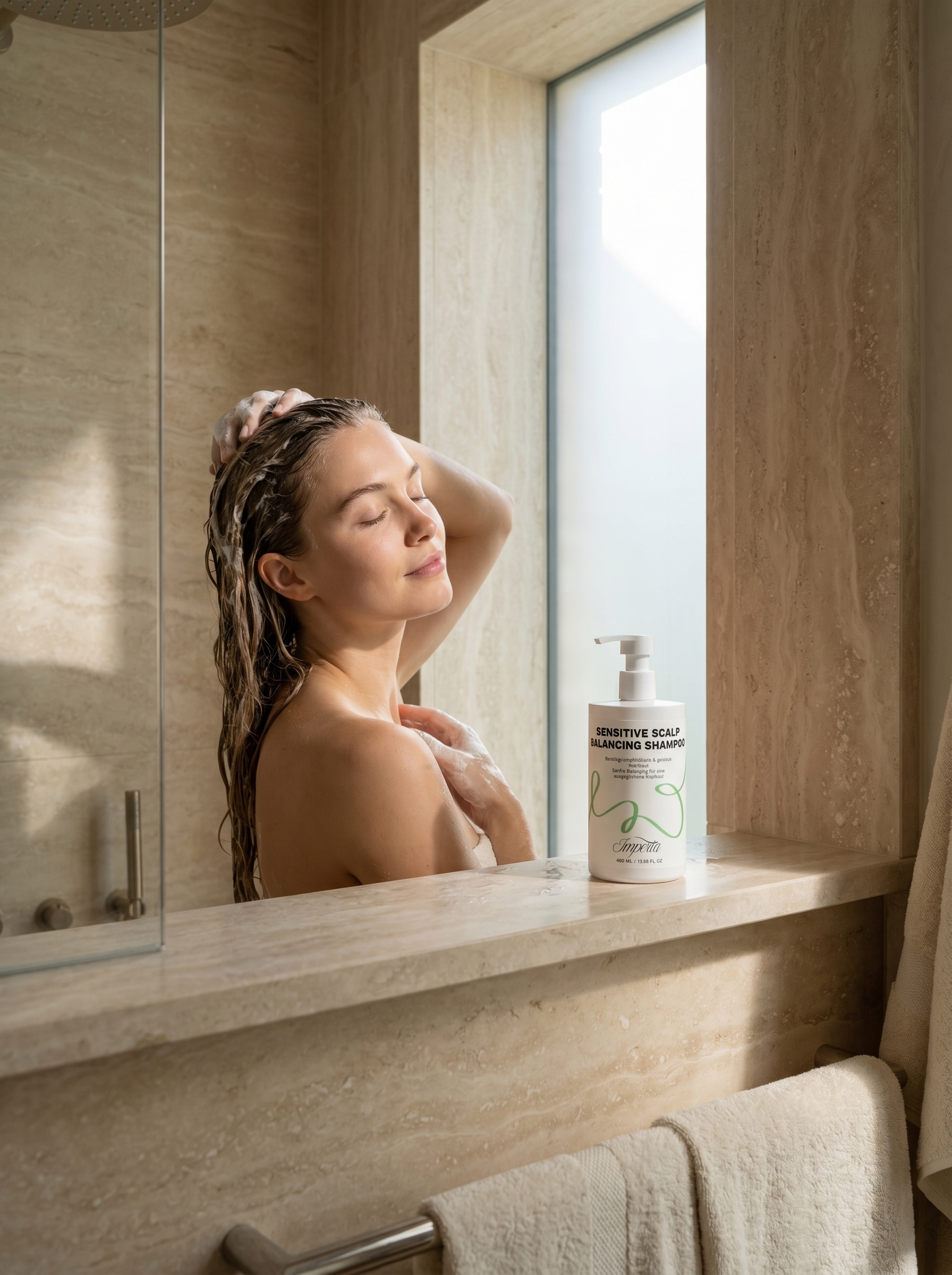 Beruhigendes Shampoo für empfindliche Kopfhaut (400 ml)