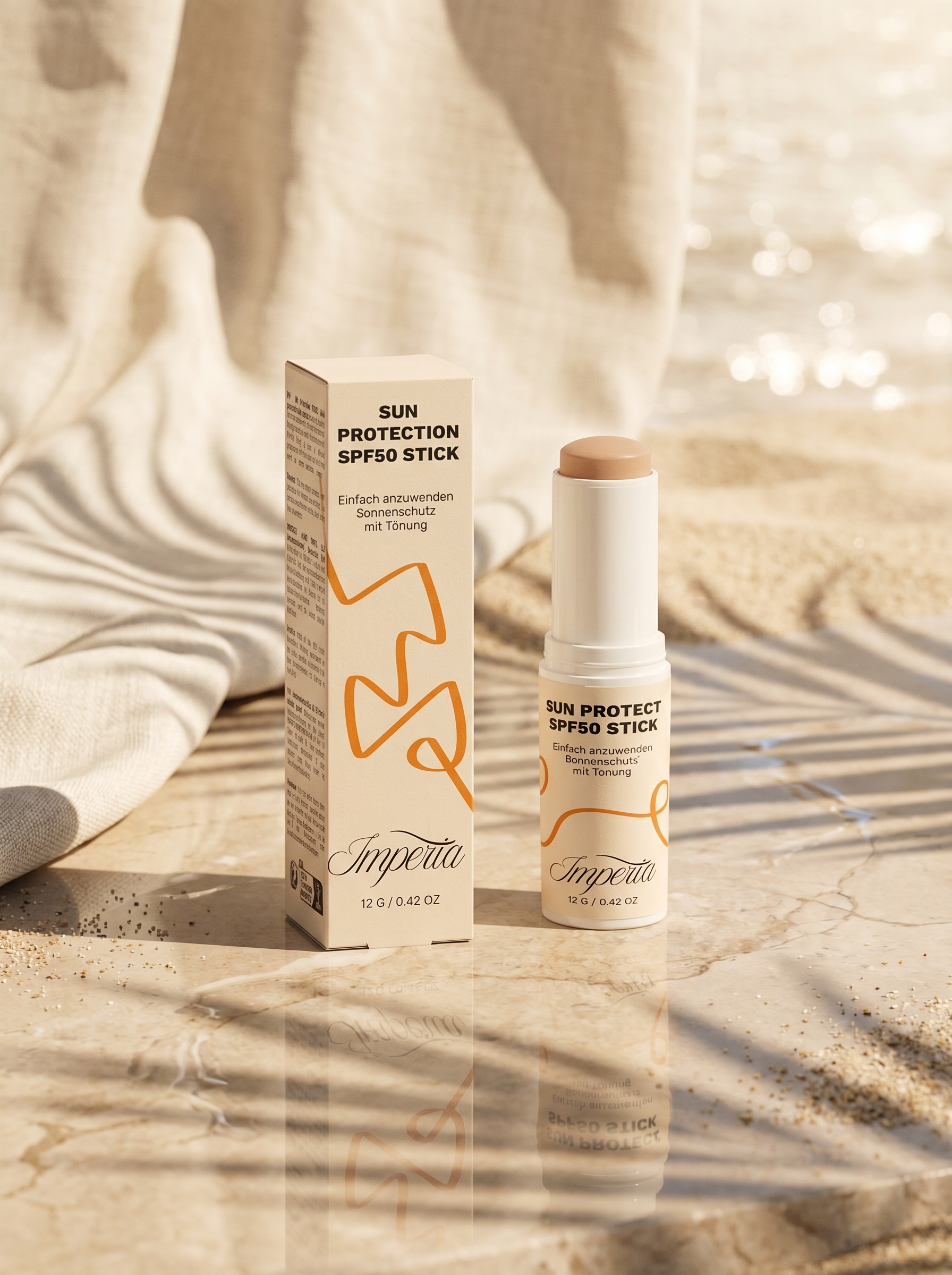 Sun Protection SPF50 Stick mit Tönung – Getönter Sonnenschutz (12 g)