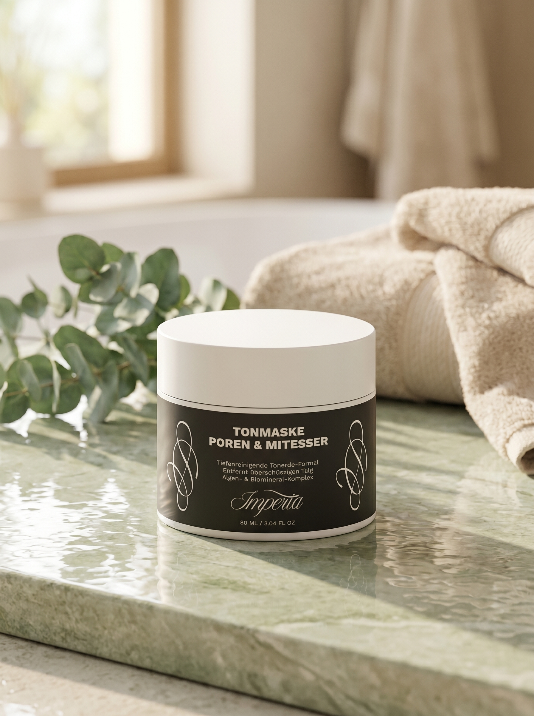 Tonmaske für Poren und Mitesser – Reinigende Maske (90 ml)