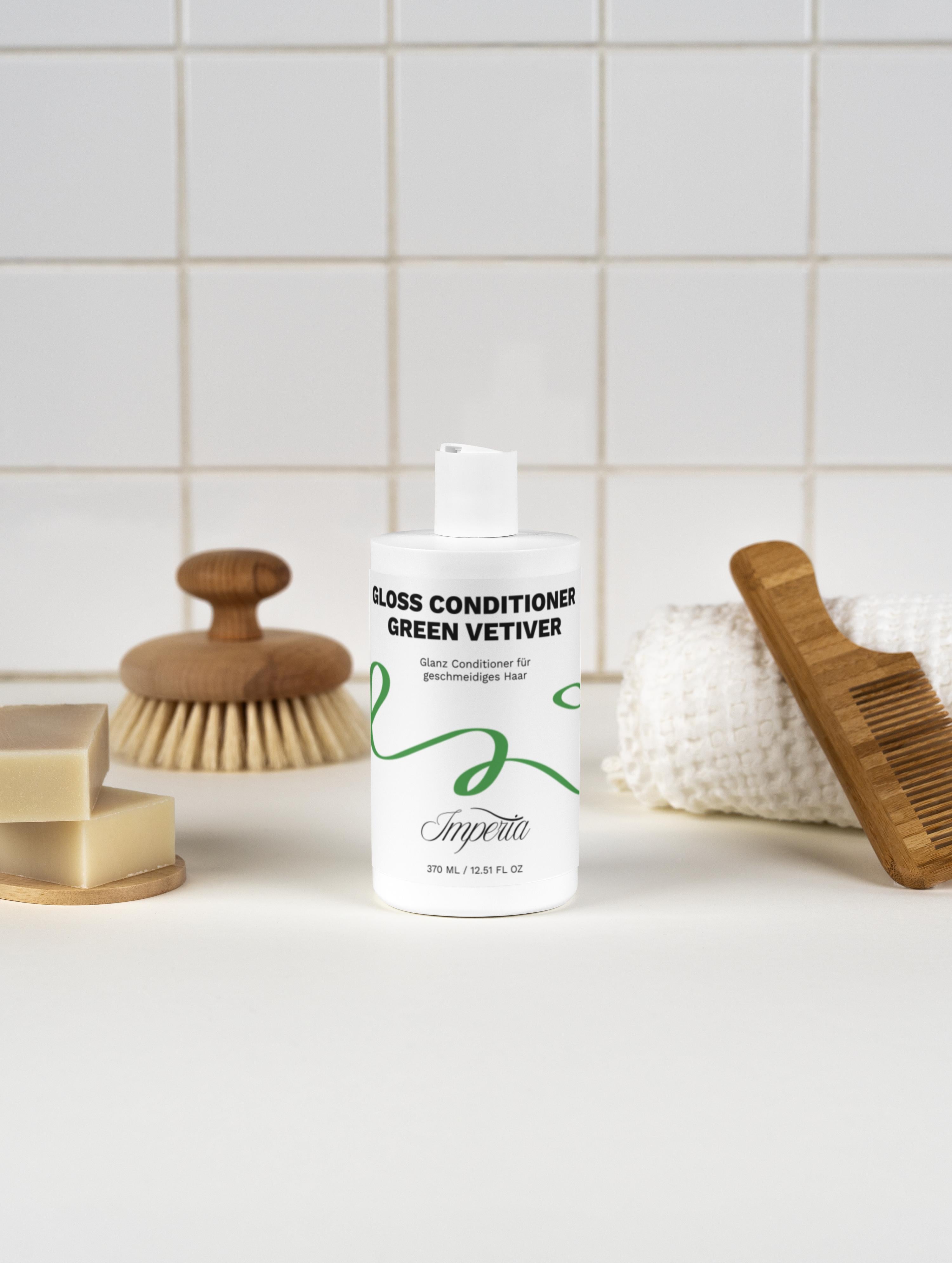 Gloss Conditioner für geschmeidiges Haar - Green Vetiver (370 ml)