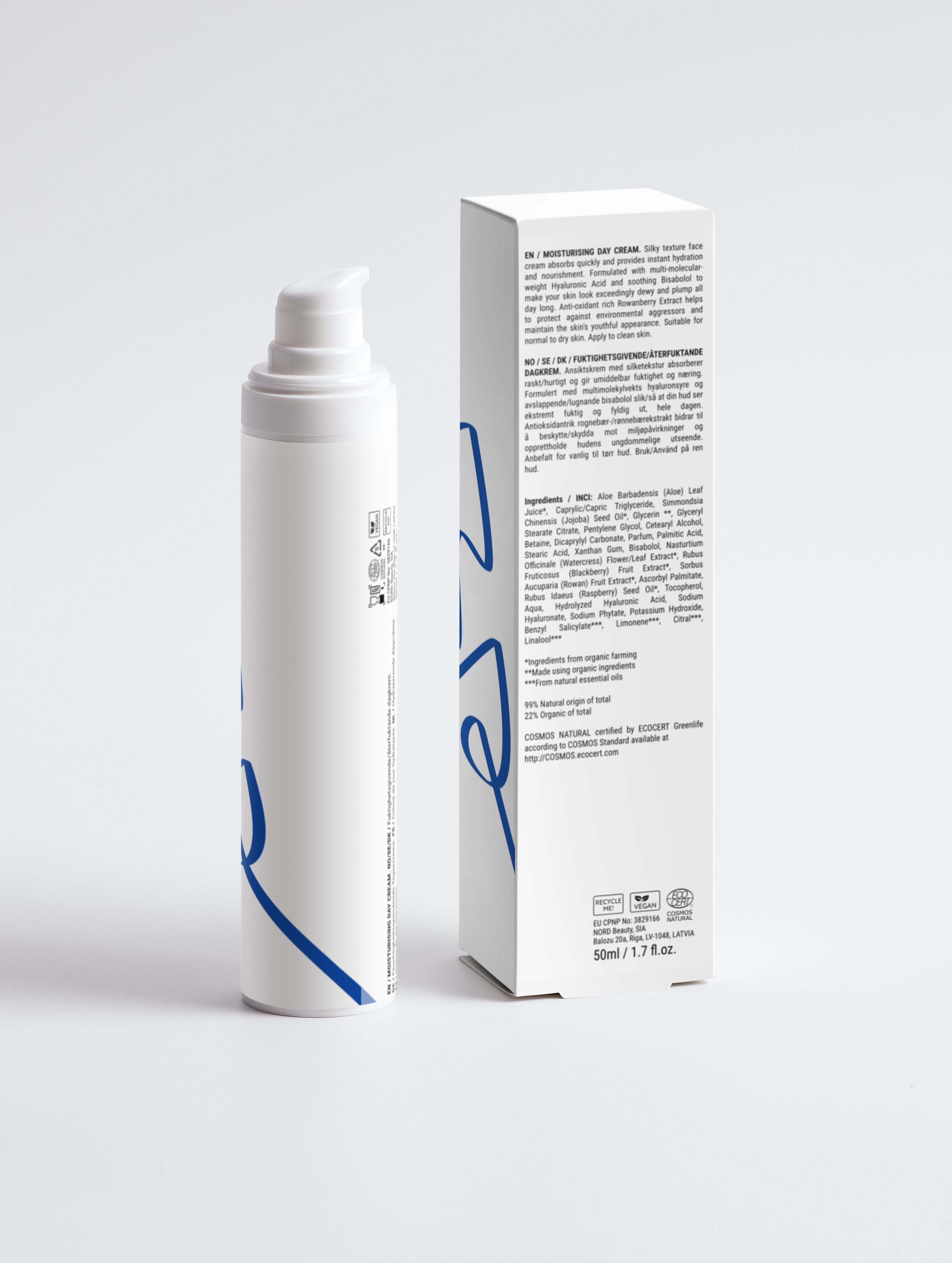 Feuchtigkeitsspendende Tagescreme mit Hyaluronsäure (50 ml)