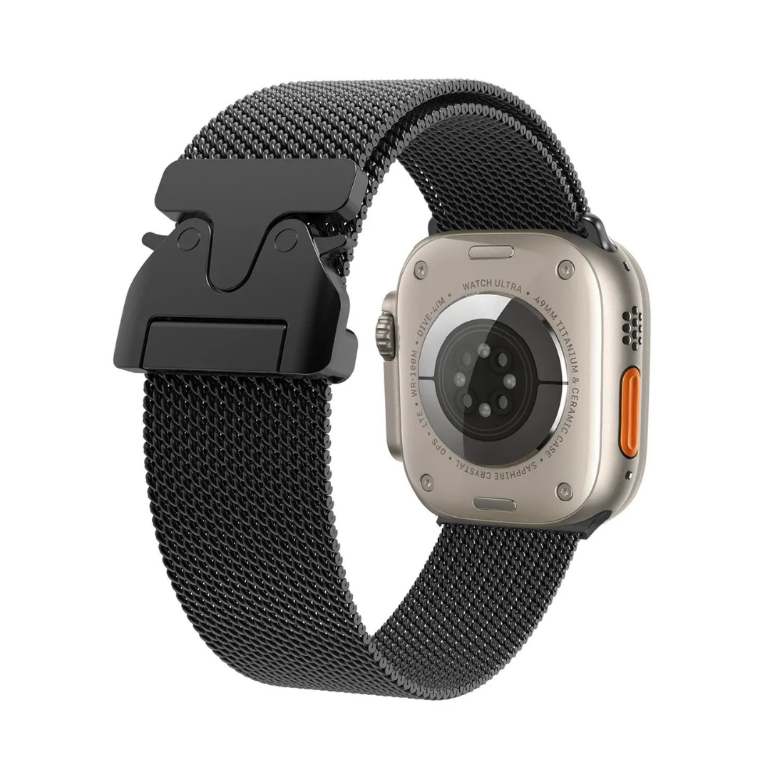 NEU 2024: Titanium Milanese Armband für Apple Watch Series & Ultra