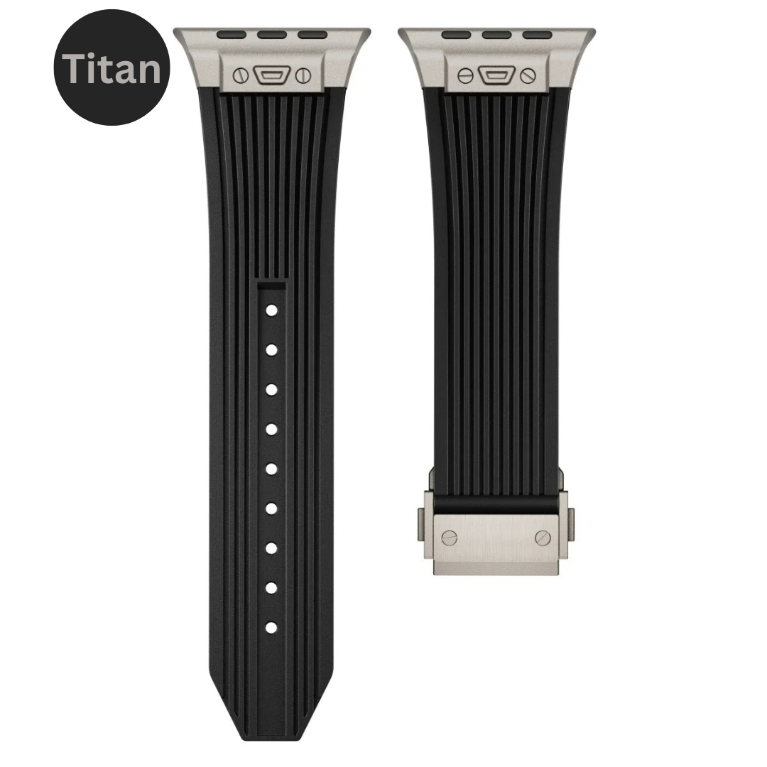 Royal Kautschuk Titan Armband für Apple Watch Series & Ultra