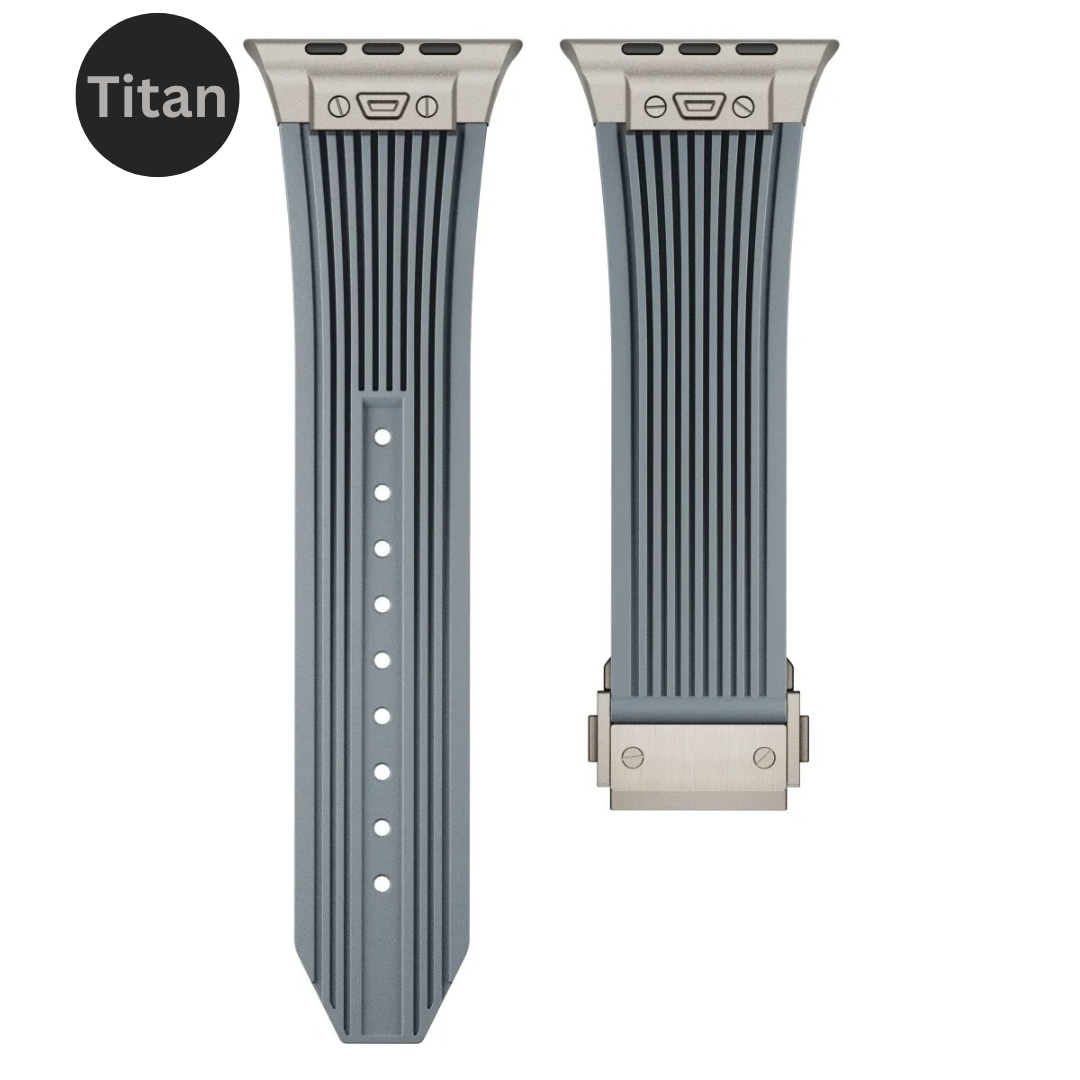 Royal Kautschuk Titan Armband für Apple Watch Series & Ultra