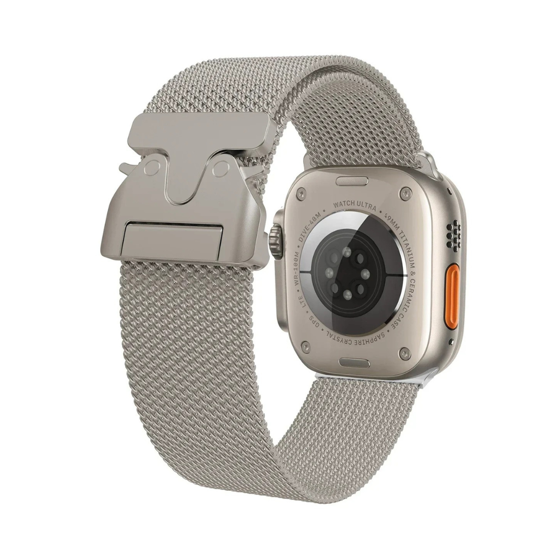 NEU 2024: Titanium Milanese Armband für Apple Watch Series & Ultra