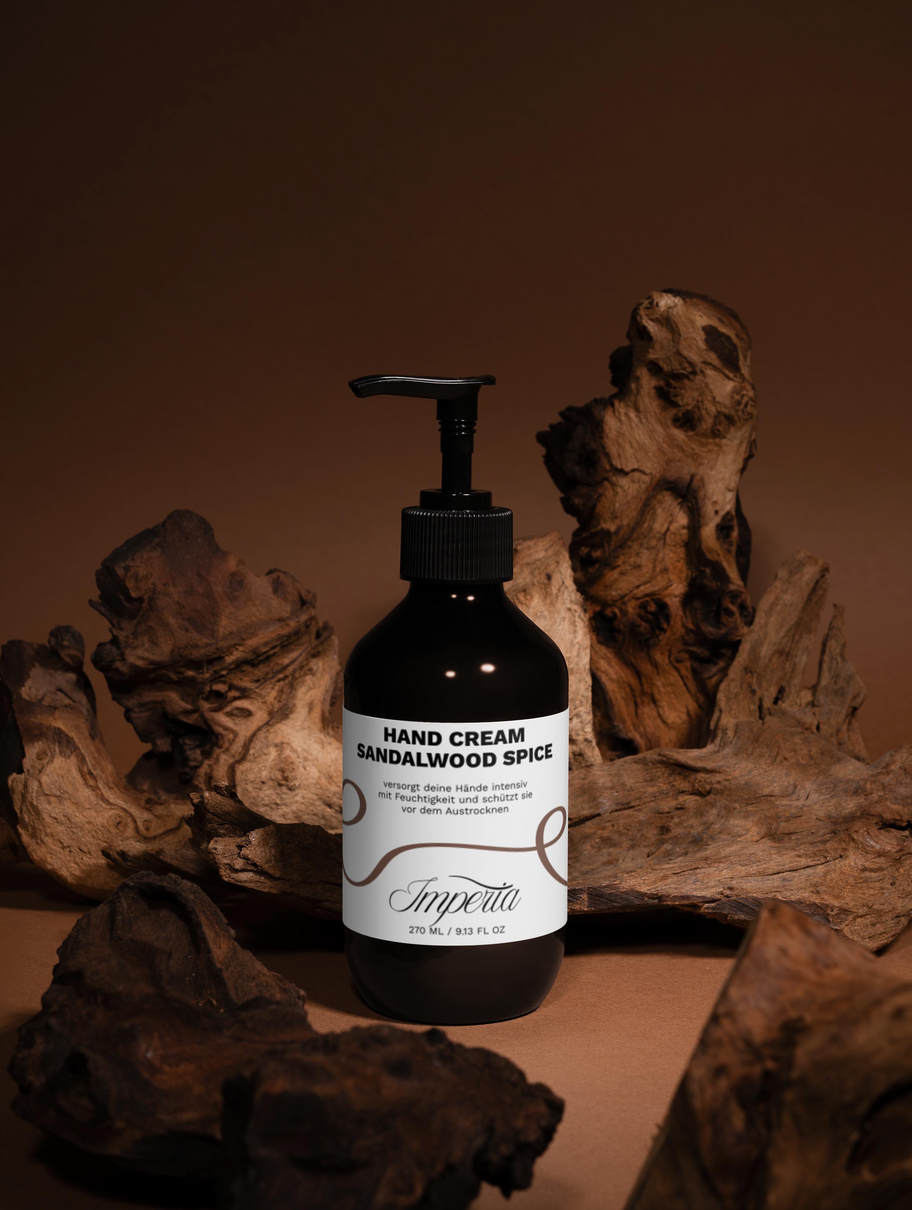 Pflegende Handcreme mit Sandelholz-Duft (270 ml)