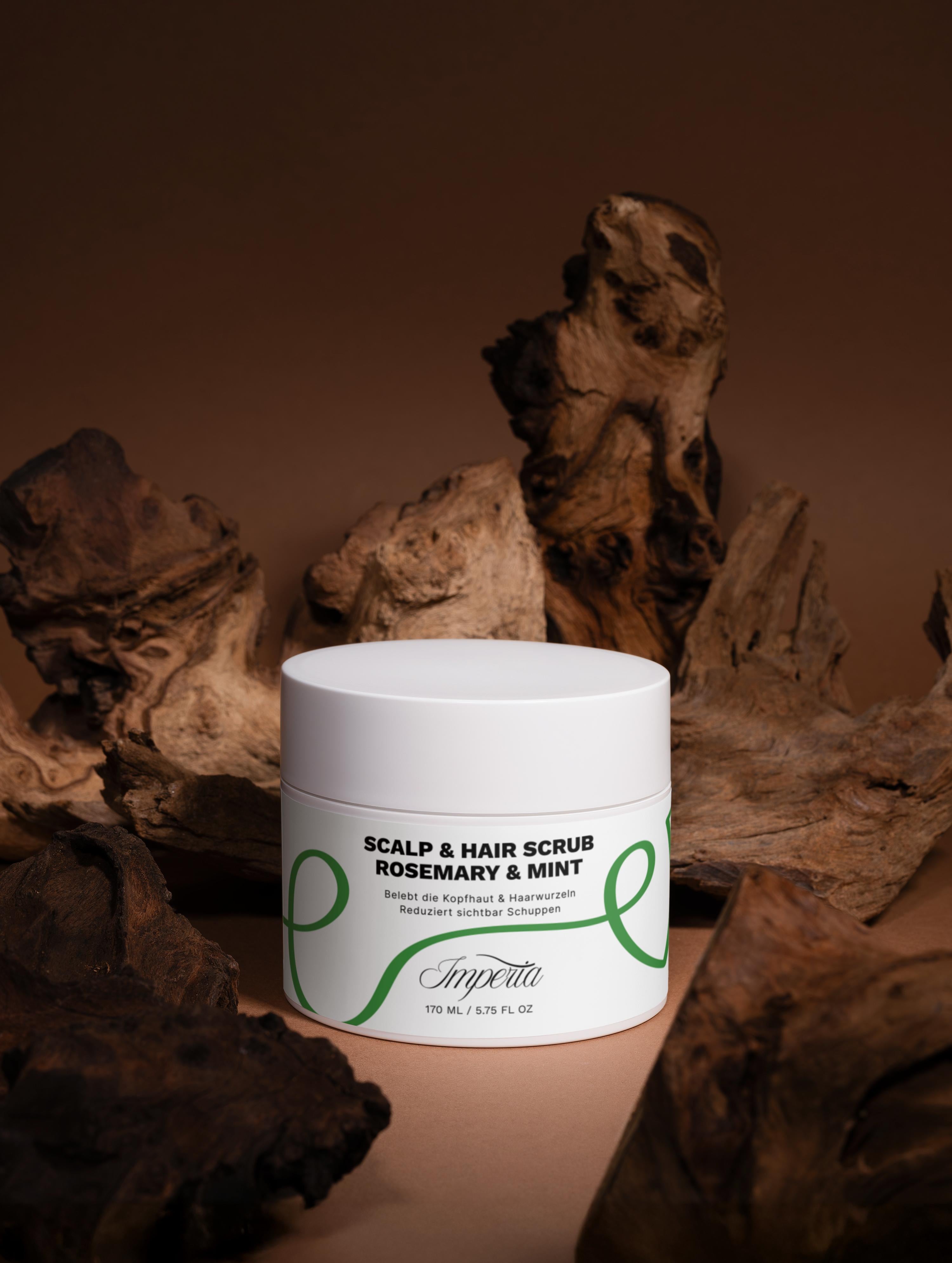 Tiefenreinigendes Kopfhaut-Peeling - Rosemary & Mint (170 ml)