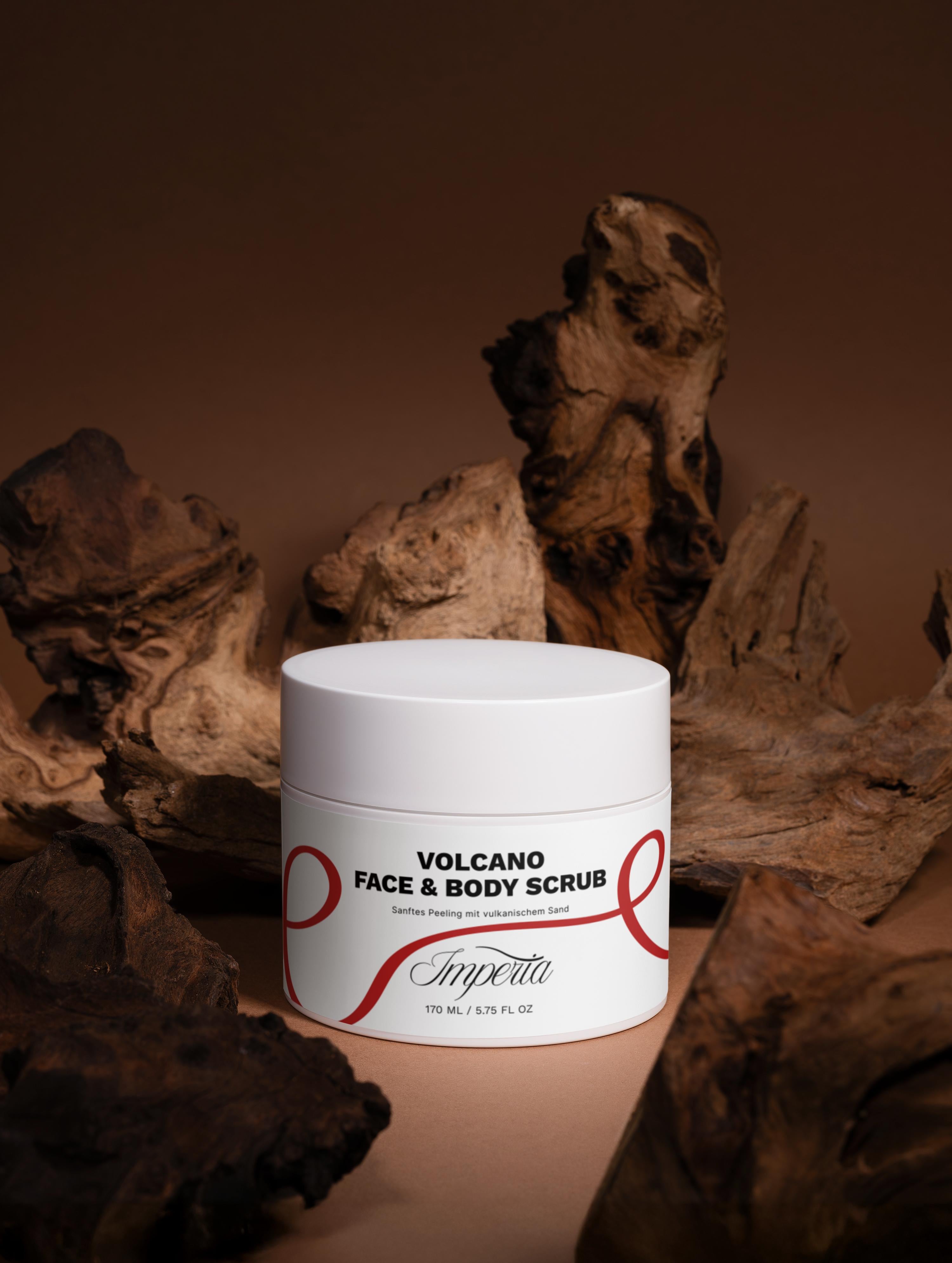 Sanftes Face & Body Peeling mit vulkanischem Sand (170 ml)
