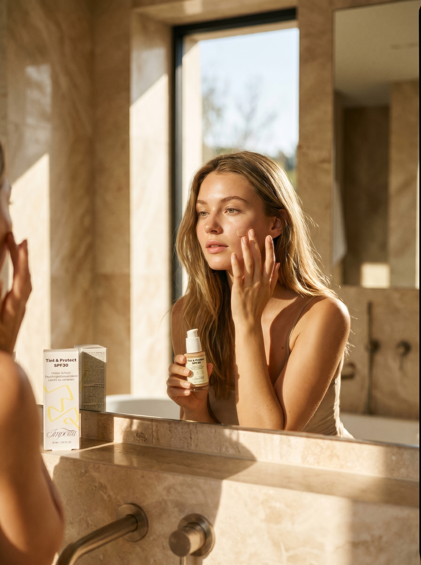 Sonnencreme SPF30 Mit Hyaluronsäure - Getönte Sonnenpflege (30 ml)