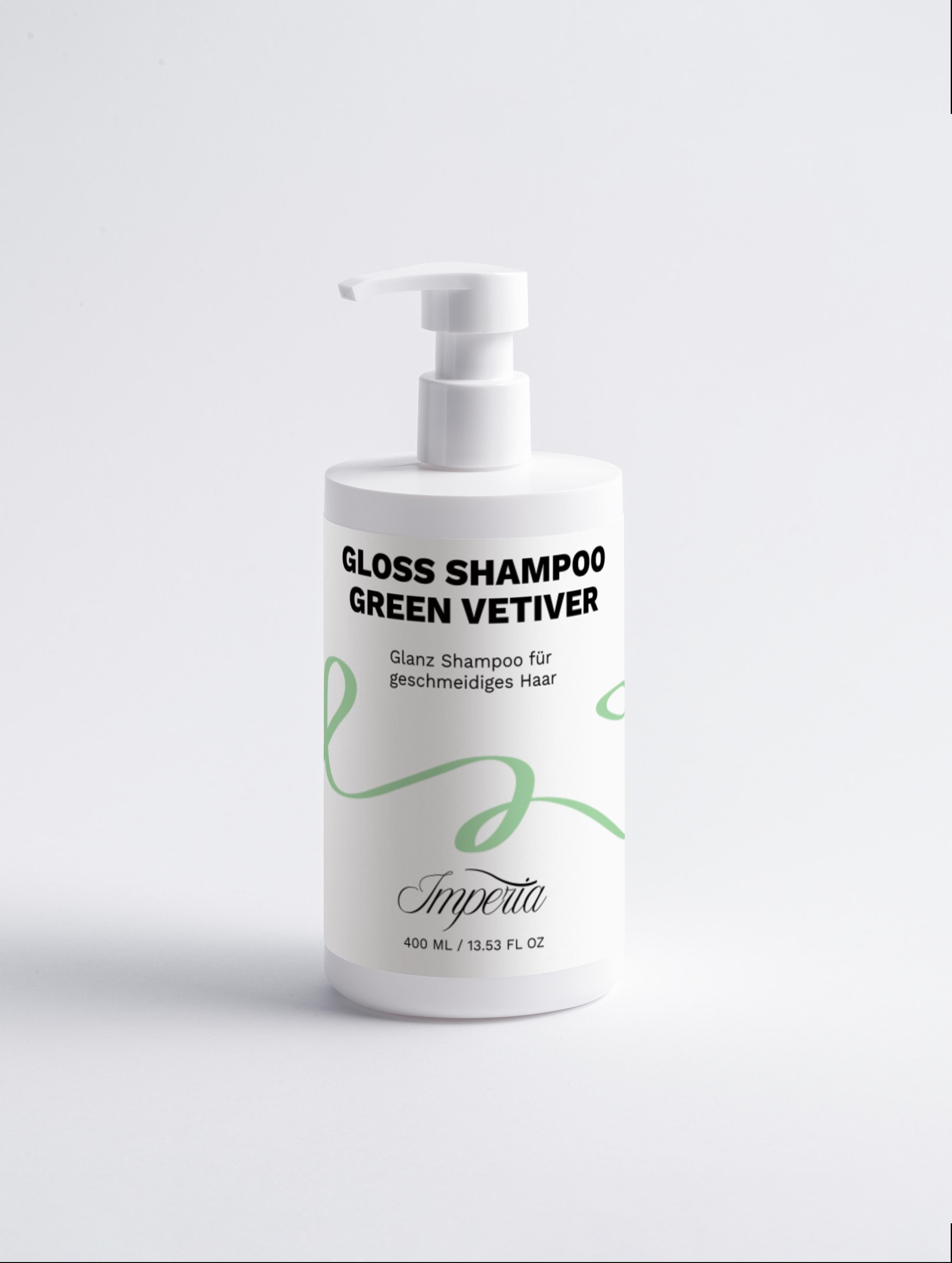 Gloss Shampoo für geschmeidiges Haar - Green Vetiver (400 ml)